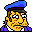 Older Quimby, as cab driver icon